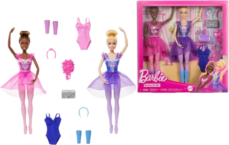 Barbie szett két balerina babával és kiegészítőkkel