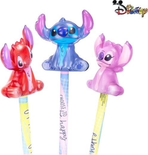 Puha, nyomkodható ceruzavég Disney Stitch motívummal – 1 db