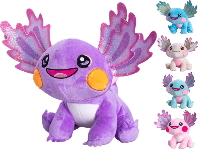 Plüss axolotl 28 cm