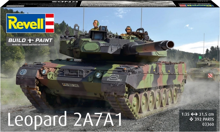 Leopard 2A7A1 harckocsi műanyag makett