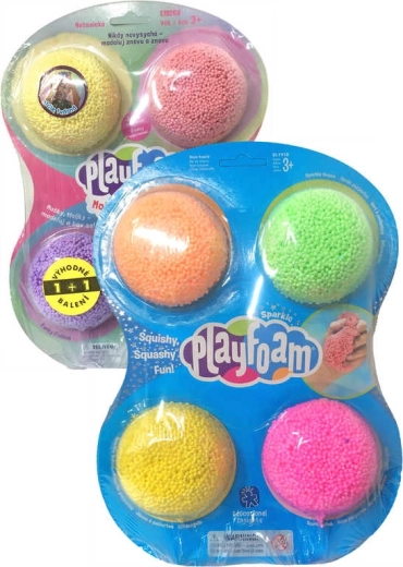 PlayFoam habos gyurma buborékcsomagolásban, 8 színű készlet