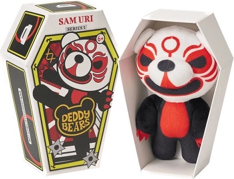 Deddy Bears plüss Sam Uri koporsós dobozban