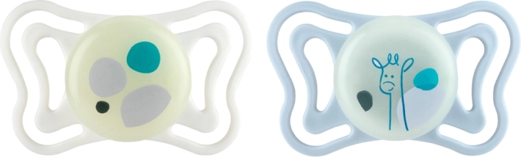 Chicco Physioforma Light szilikon ortodontikus cumik semleges 2–6 hó, 2 db