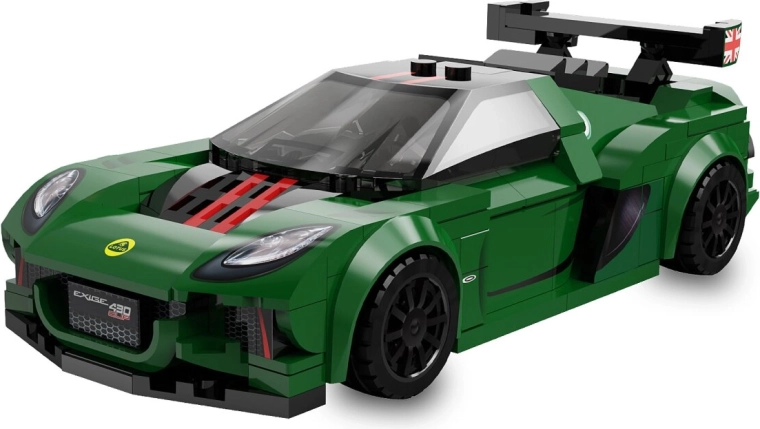 CaDA Lotus Exige Cup 430 építőmodell 1:24 méretarányban, zöld