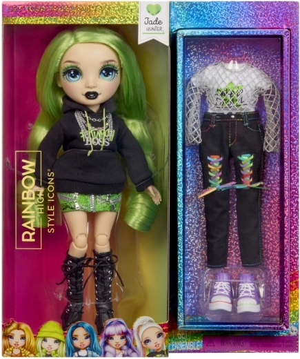 Rainbow High divatbaba Jade Hunter – 2 szettel
