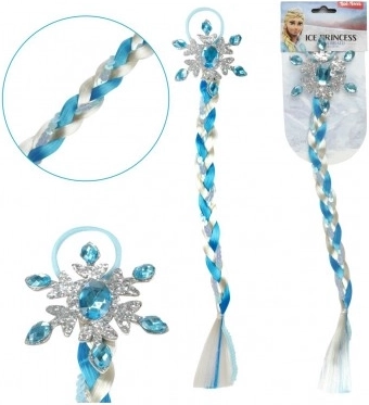 Jég Hercegnő póthaj fonat flitterekkel