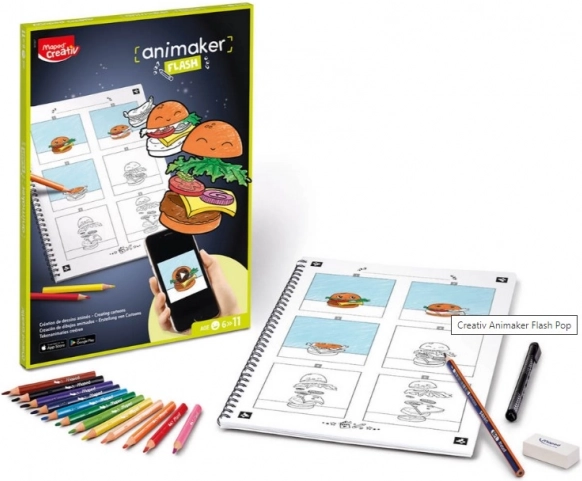 MAPED Creativ Animaker Flash Pop animációkészítő kreatív készlet