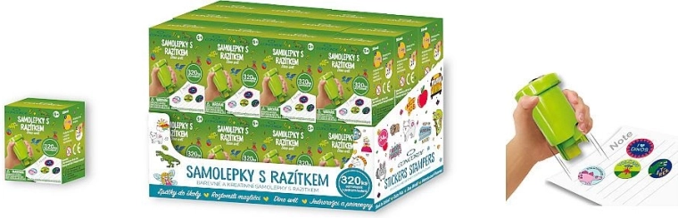 CONCORDE bélyegzős matricák – Dino világ, 320 darabos készlet