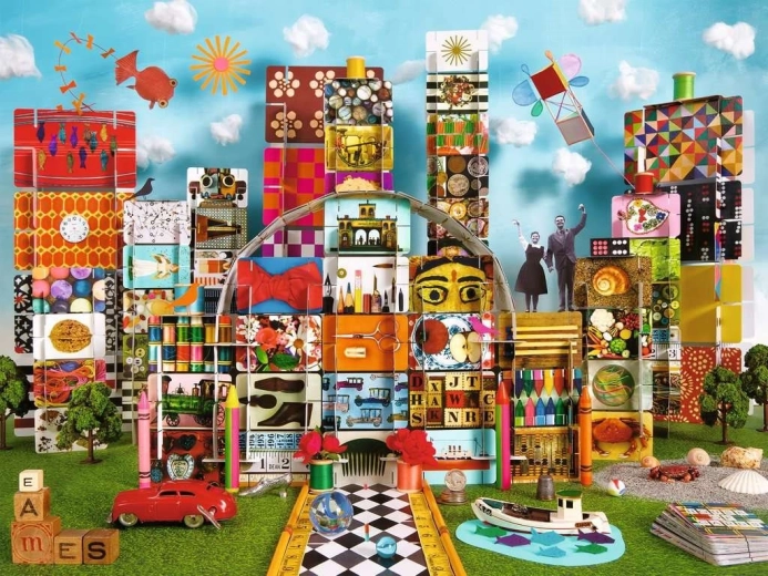 Ravensburger puzzle Eames fantasztikus háza 1500 darab