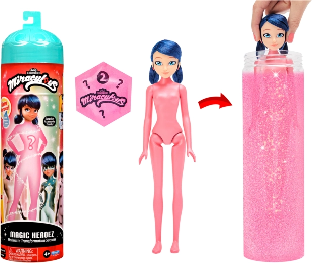 Miraculous Magic Heroez Marinette baba varázslatos átváltozással és kiegészítőkkel