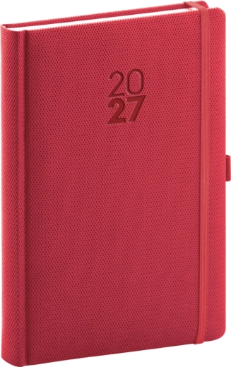 Notique Diamante napi napló 2027 piros 15 × 21 cm
