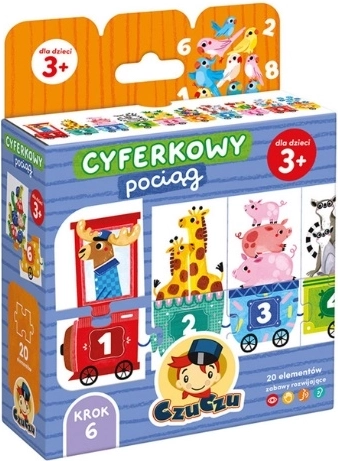 CzuCzu számvonat – puzzle számoláshoz 10-ig