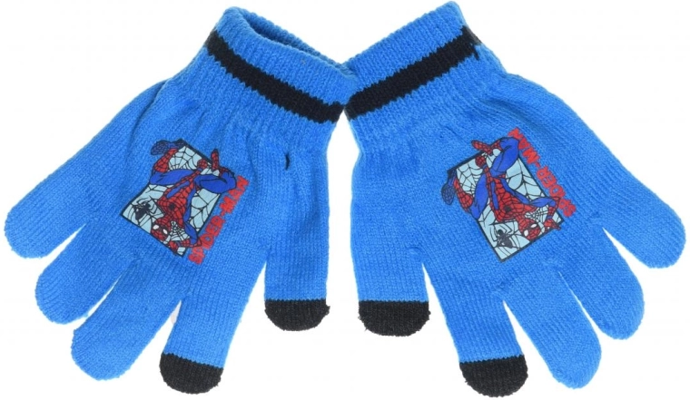 Pónyás téli gyerek kesztyű Spiderman mintával – 1 db