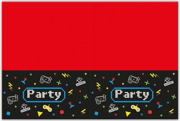 Gyermek műanyag asztalterítő Gamer 120 × 180 cm