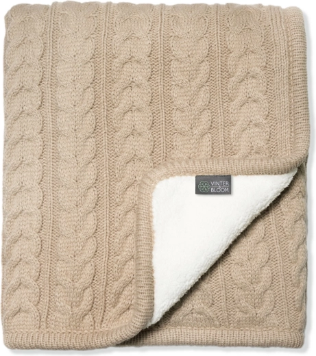 Vinter & Bloom Cuddly Sand Beige takaró
