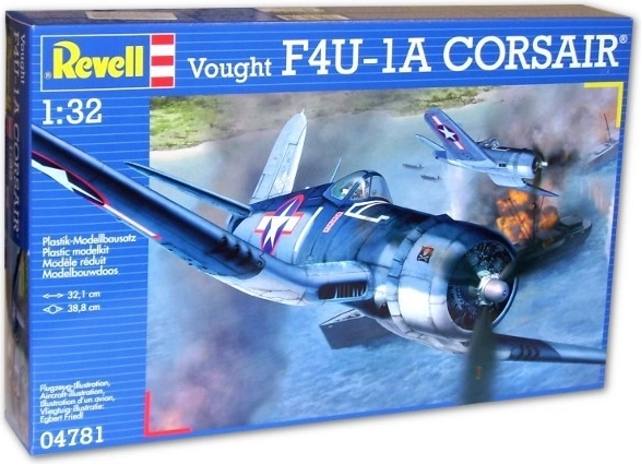 Vought F4U-1A Corsair műanyag repülőgép modell