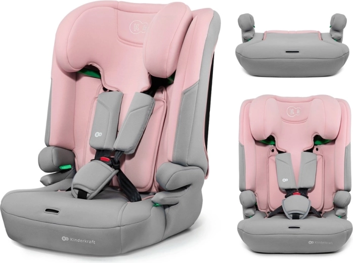 Kinderkraft I-comfy i-size autósülés 76–150 cm pink