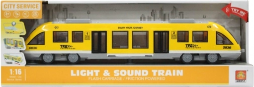 Sárga lendkerekes villamos 1:16