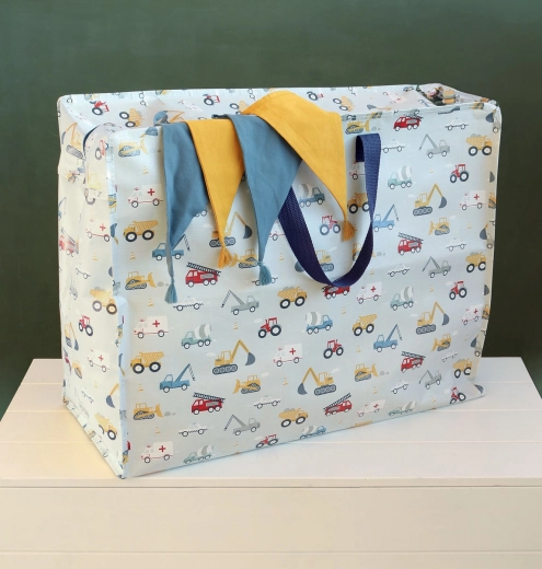 XL tárolótáska A Little Lovely Company – Járművek