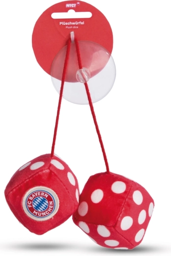 Nici Green plüss autós kockák FC Bayern München 4 cm
