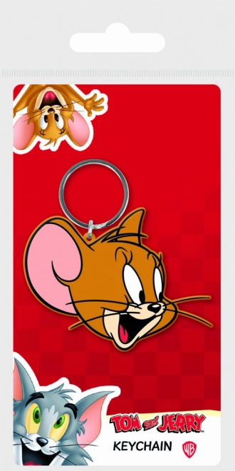 Gumírozott Jerry kulcstartó