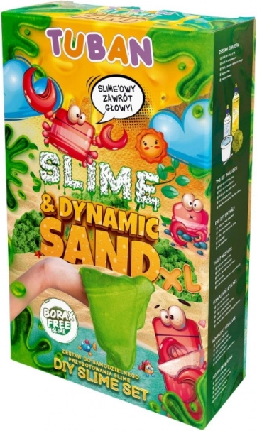 DIY Slime és kinetikus homok XL készlet