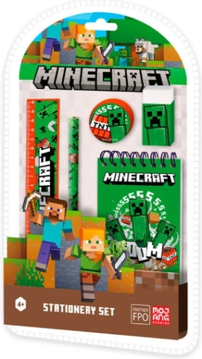 MINECRAFT 5 db-os írószerkészlet