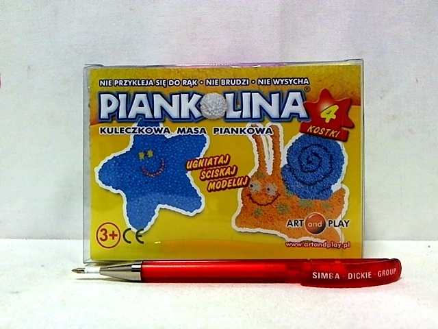Piankolina sárga modelőanyag 4 kocka