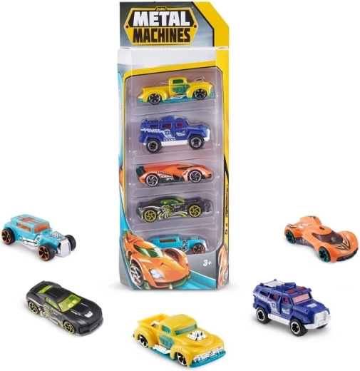 ZURU Metal Machines versenyautó szett 5 db (különféle típusok)