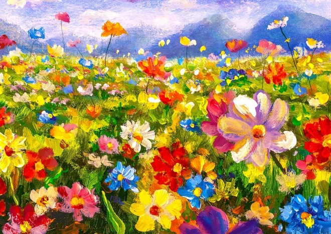 Puzzle Színes virágos rét 1000 darab ENJOY