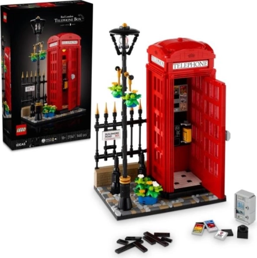 LEGO Ideas piros londoni telefonfülke 21347
