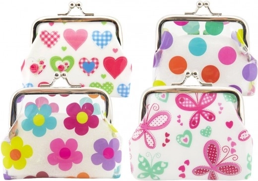 Lány pénztárca mintákkal