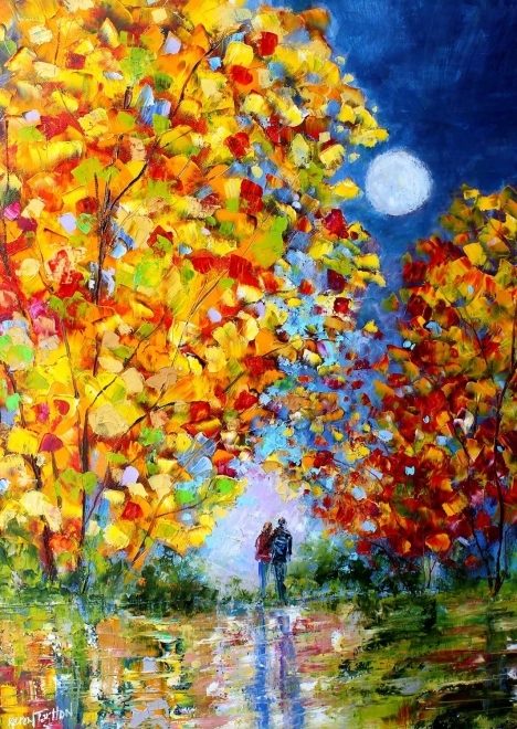 Puzzle Őszi hold 1000 darabos ENJOY