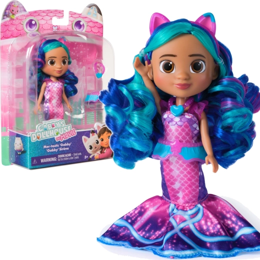 Gabby's Dollhouse Movie mer-tastic Gabby szett – baba kiegészítőkkel