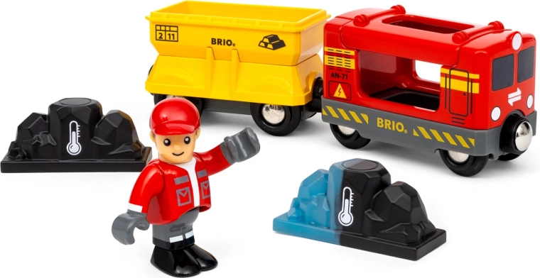 BRIO World tehervonat változó színű drágakövekkel