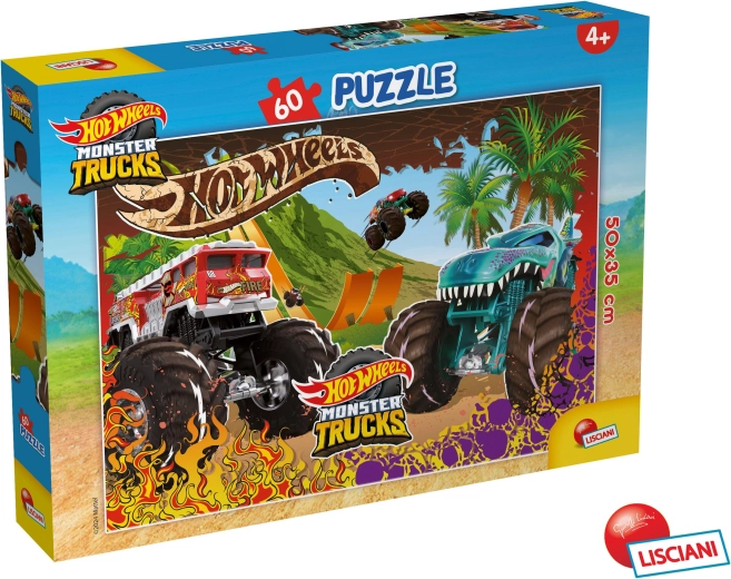Hot Wheels puzzle 60 darabból, 50 × 35 cm