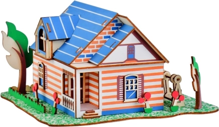 Fa 3D puzzle: Villa Fontainebleauban