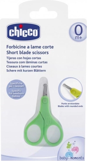 Chicco újszülött körömvágó olló rövid pengével