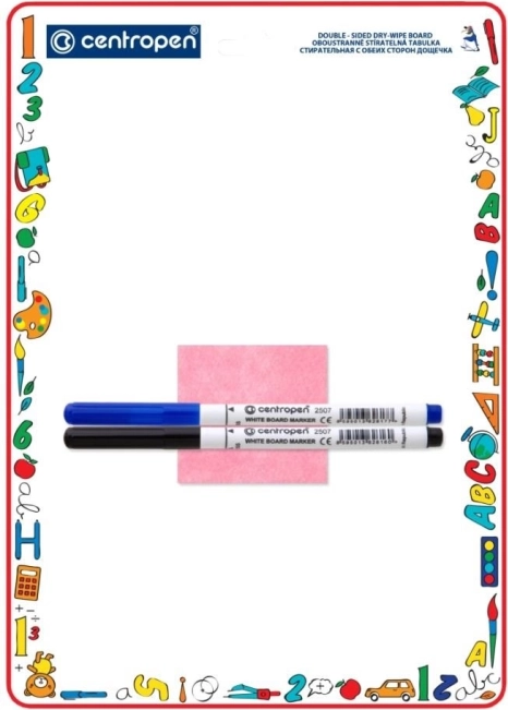 Centropen letörölhető A4-es táblázat kétoldalas filctollakkal