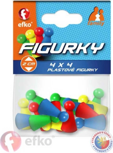 EFKO Family színes figurák társasjátékokhoz (16 db)