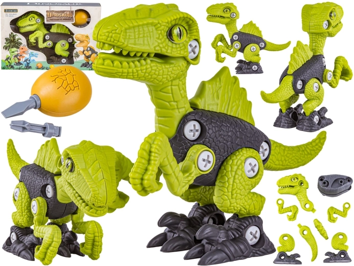 Dinoszaurusz szerelős és szétszedhető építőkészlet – 1 db
