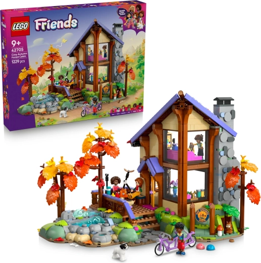 LEGO Friends őszi erdei kunyhó