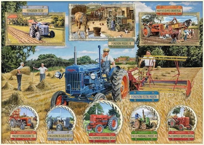Ravensburger puzzle Munka a mezőn
