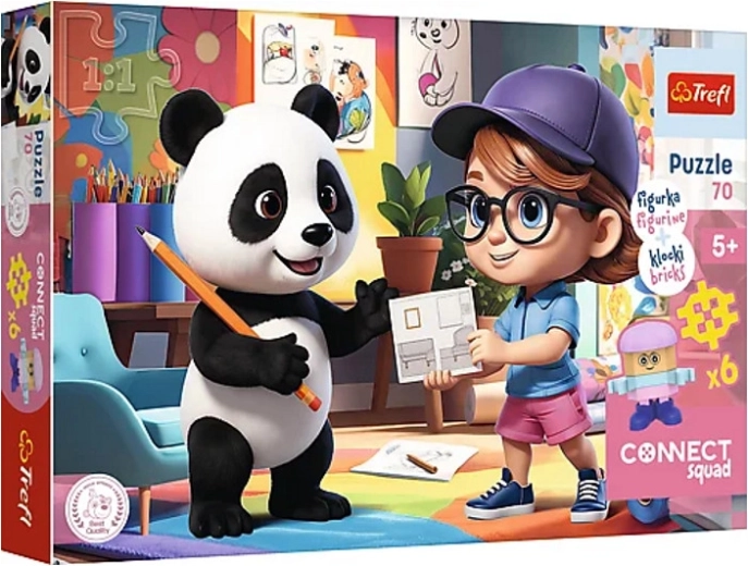 Puzzle Connect Amy 70 darabos