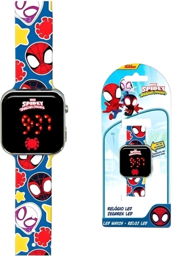 Spidey LED digitális szilikon óra