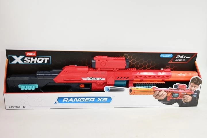 X-Shot Excel Ranger X8 habszivacs lövedékes kilövő