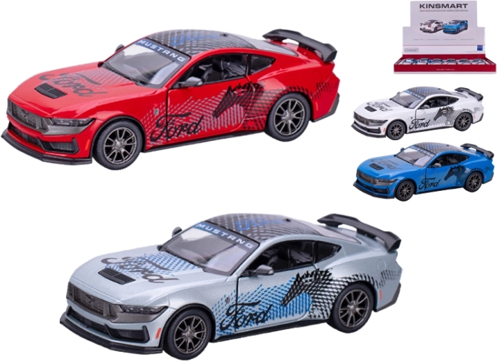 Kinsmart Ford Mustang Dark Horse livery fém modell 1:38