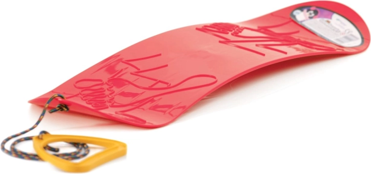 Piros snowboard formájú csúszka