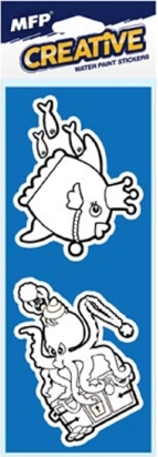 Vízfestés – habmatrica, 2 db-os készlet, vegyes motívumok