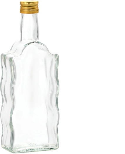 Fala üvegpalack 500 ml fém kupakkal